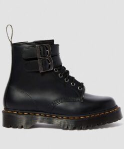 Dr. Martens 1460 Black Smooth Buckle 24633001 3