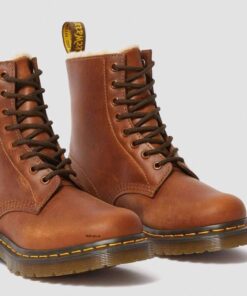 Dr. Martens 1460 Butterscotch Orleans Faux Fur 23912243 3