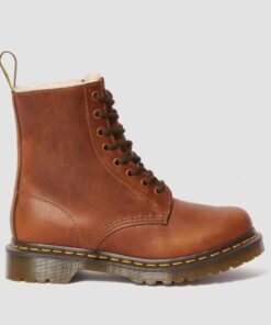 Dr. Martens 1460 Butterscotch Orleans Faux Fur 23912243 5