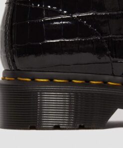 Ботинки Dr. Martens 1460 Black Patent Lamper Croc 26262001