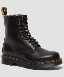 Ботинки Dr. Martens 1460 Serena Leopard Dark Grey Atlas 26239021