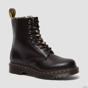 Ботинки Dr. Martens 1460 Serena Leopard Dark Grey Atlas 26239021
