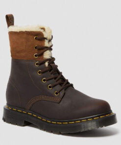 Зимние ботинки Dr. Martens 1460 Kolbert Wintergrip Dark Brown Snowplow 24014201