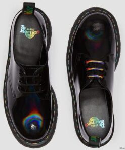 Dr. Martens 1461 Bex Black Rainbow Patent 25053001 7