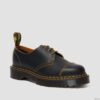 Туфли Dr. Martens 1461 Bex Double Stitch Black Yellow Smooth Slice 25951032