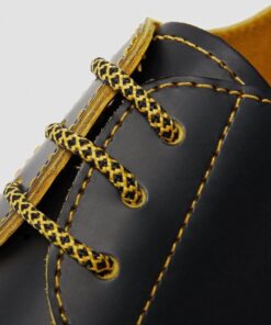 Туфли Dr. Martens 1461 Bex Double Stitch Black Yellow Smooth Slice 25951032