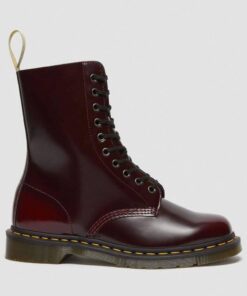 Dr. Martens 1490 Vegan Cherry Red Cambridge Brush 23983600 4