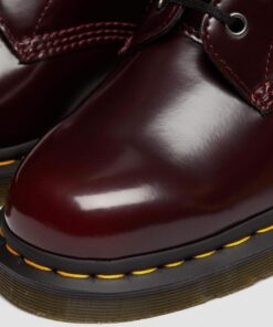 Dr. Martens 1490 Vegan Cherry Red Cambridge Brush 23983600 5