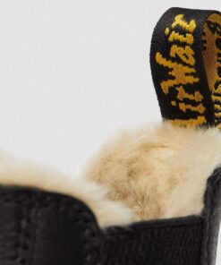 Dr. Martens 2976 Black Pisa Faux Fur 25635001 6
