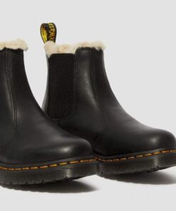 Dr. Martens 2976 Black Wyoming Faux Fur 21045001 4