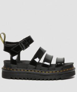 Dr. Martens Blaire Black Patent Gladiator 24192001 6