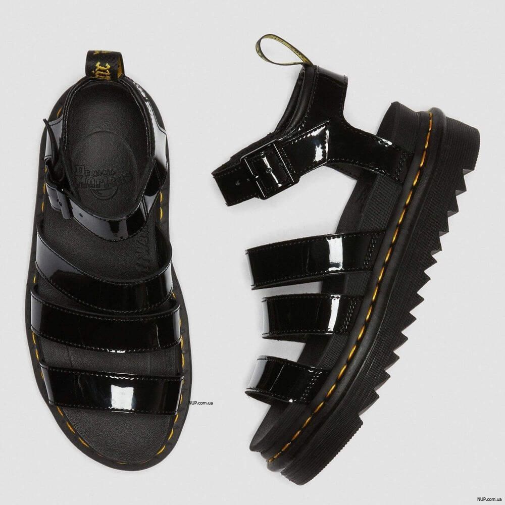 Сандалии Dr. Martens Blaire Black Patent Lamper 24192001 Сандалии Dr. Martens Blaire Black Patent Lamper 24192001