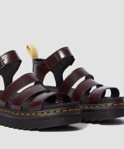 Dr. Martens Blaire Vegan Cherry Red Cambridge Brush 23807600 2