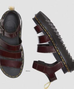 Dr. Martens Blaire Vegan Cherry Red Cambridge Brush 23807600 7