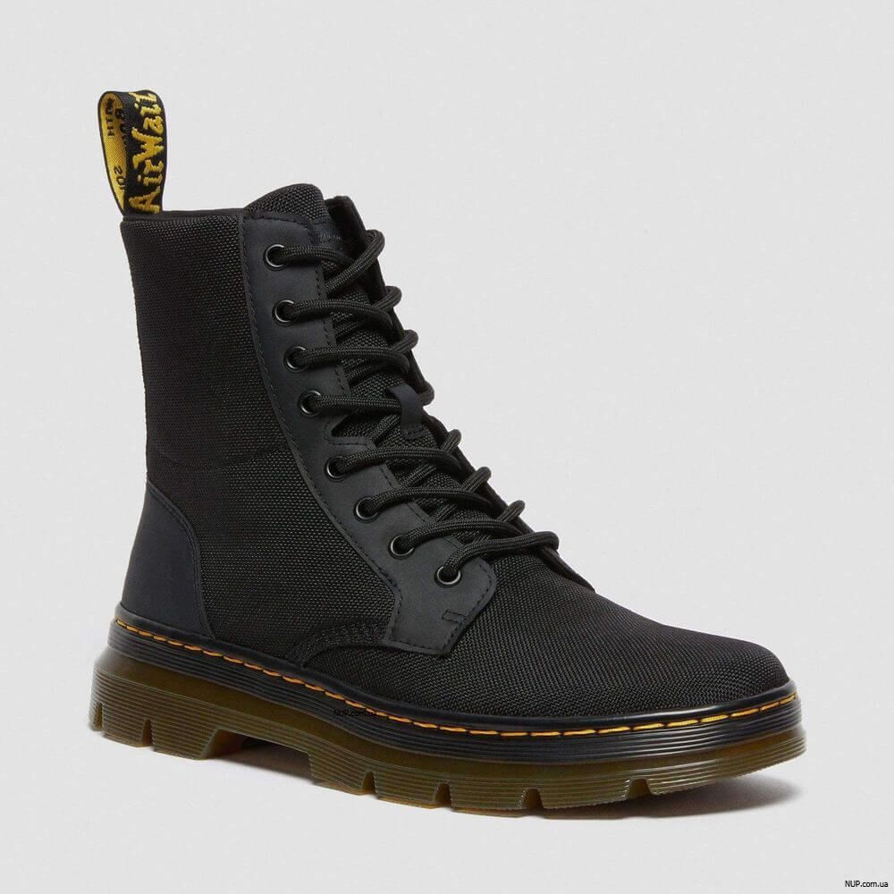 Ботинки Dr. Martens Combs Black Poly Rubbery 16607001 Ботинки Dr. Martens Combs Black Poly Rubbery 16607001