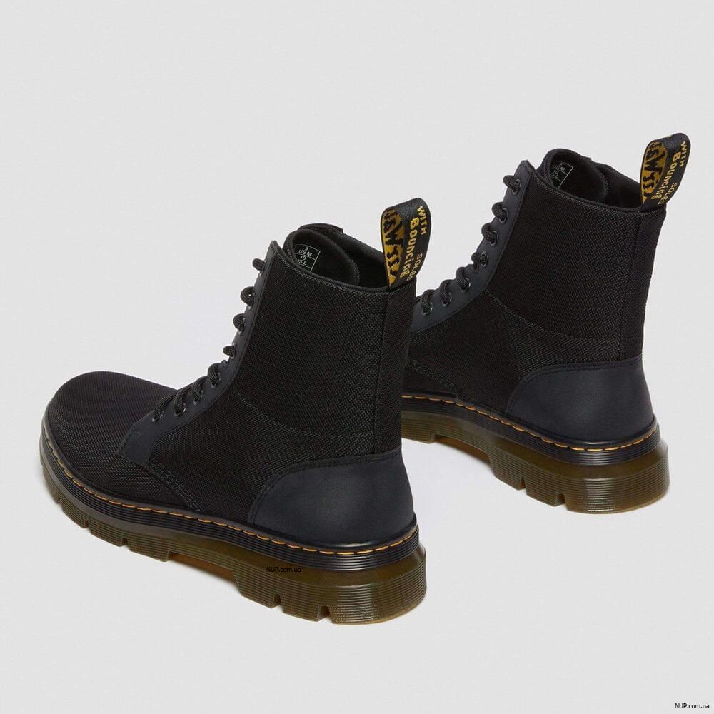 Ботинки Dr. Martens Combs Black Poly Rubbery 16607001 Ботинки Dr. Martens Combs Black Poly Rubbery 16607001