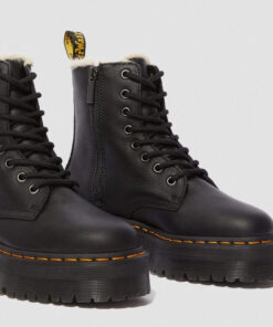 Ботинки Dr. Martens Jadon Fur Lined Black Pisa 25637001