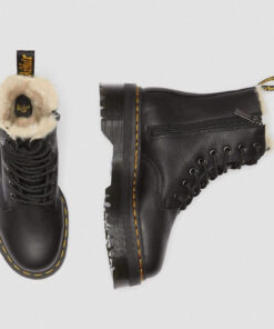 Ботинки Dr. Martens Jadon Fur Lined Black Pisa 25637001