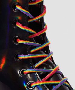 Ботинки Dr. Martens Jadon Hi Black Rainbow Patent 24668001