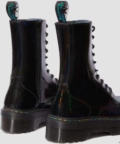 Ботинки Dr. Martens Jadon Hi Black Rainbow Patent 24668001
