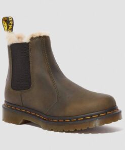 Dr. Martens Leonore Olive Burnished Wyoming 24988355 0