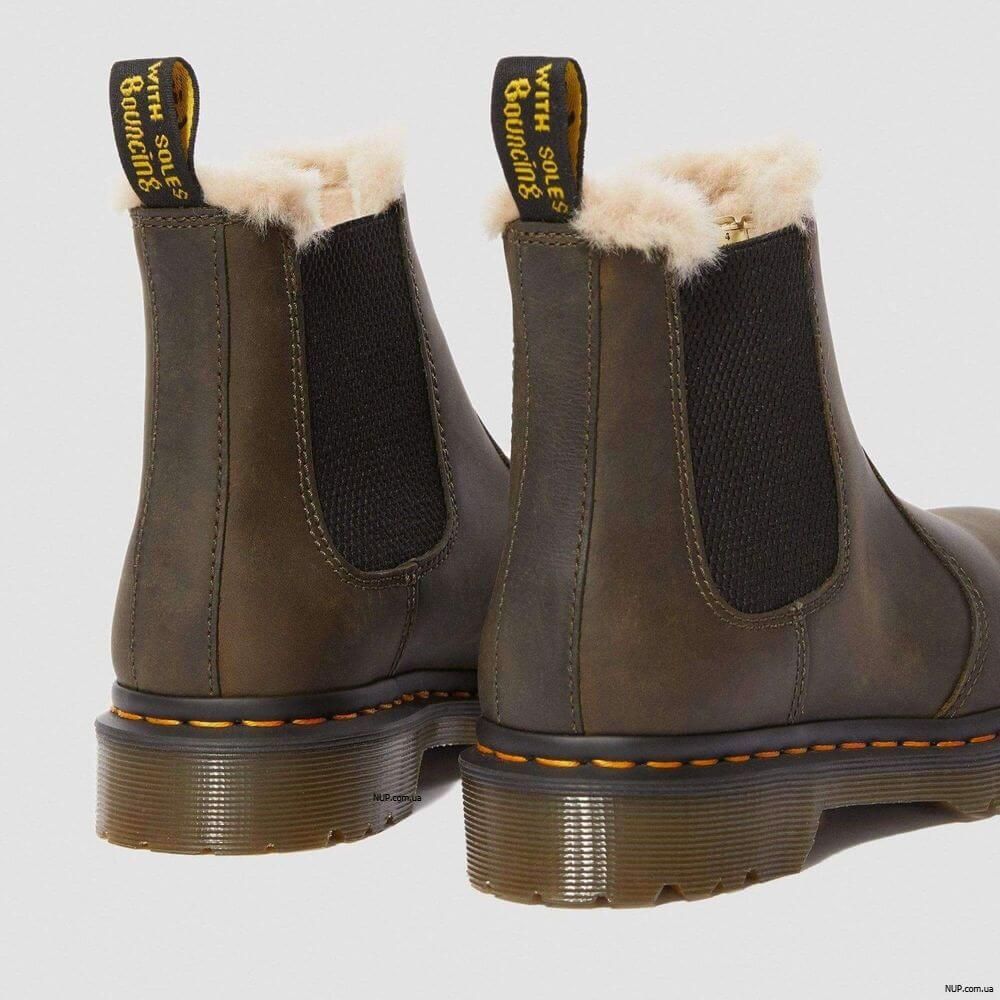 Челси Dr. Martens Leonore Olive Burnished Wyoming 24988355 Челси Dr. Martens Leonore Olive Burnished Wyoming 24988355