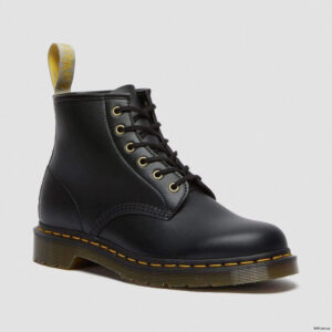 Ботинки Dr. Martens 101 Vegan Black Felix Rub Off 23984001