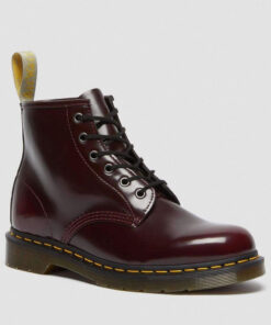 Ботинки Dr. Martens 101 Vegan Cherry Red Cambridge Brush 23985600