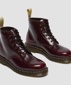 Ботинки Dr. Martens 101 Vegan Cherry Red Cambridge Brush 23985600