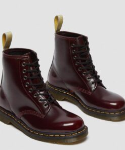 Ботинки Dr. Martens 1460 Vegan Cherry Red Oxford Rub Off 23756600