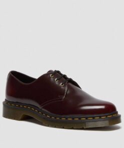 Туфли Dr. Martens 1461 Vegan Cherry Red Cambridge Brush 14046601