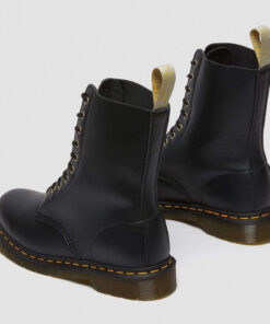 Высокие ботинки Dr. Martens 1490 Vegan Black Felix Rub