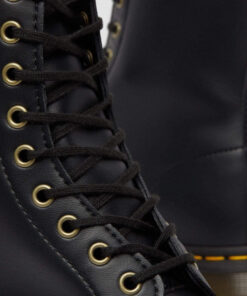 Высокие ботинки Dr. Martens 1490 Vegan Black Felix Rub
