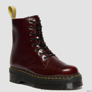 Ботинки Dr. Martens Jadon II Vegan Cherry Red Oxford Rub Off 22563600