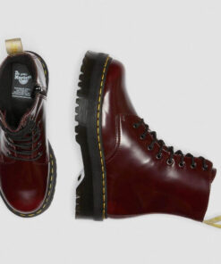 Ботинки Dr. Martens Jadon II Vegan Cherry Red Oxford Rub Off 22563600