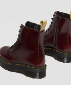 Ботинки Dr. Martens Jadon II Vegan Cherry Red Oxford Rub Off 22563600