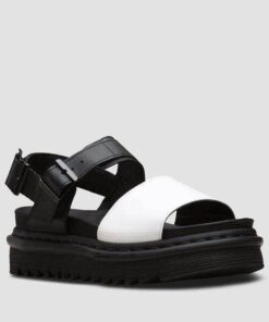 Сандалии Dr. Martens Voss Black White Hydro Leather 24628009