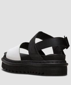Сандалии Dr. Martens Voss Black White Hydro Leather 24628009