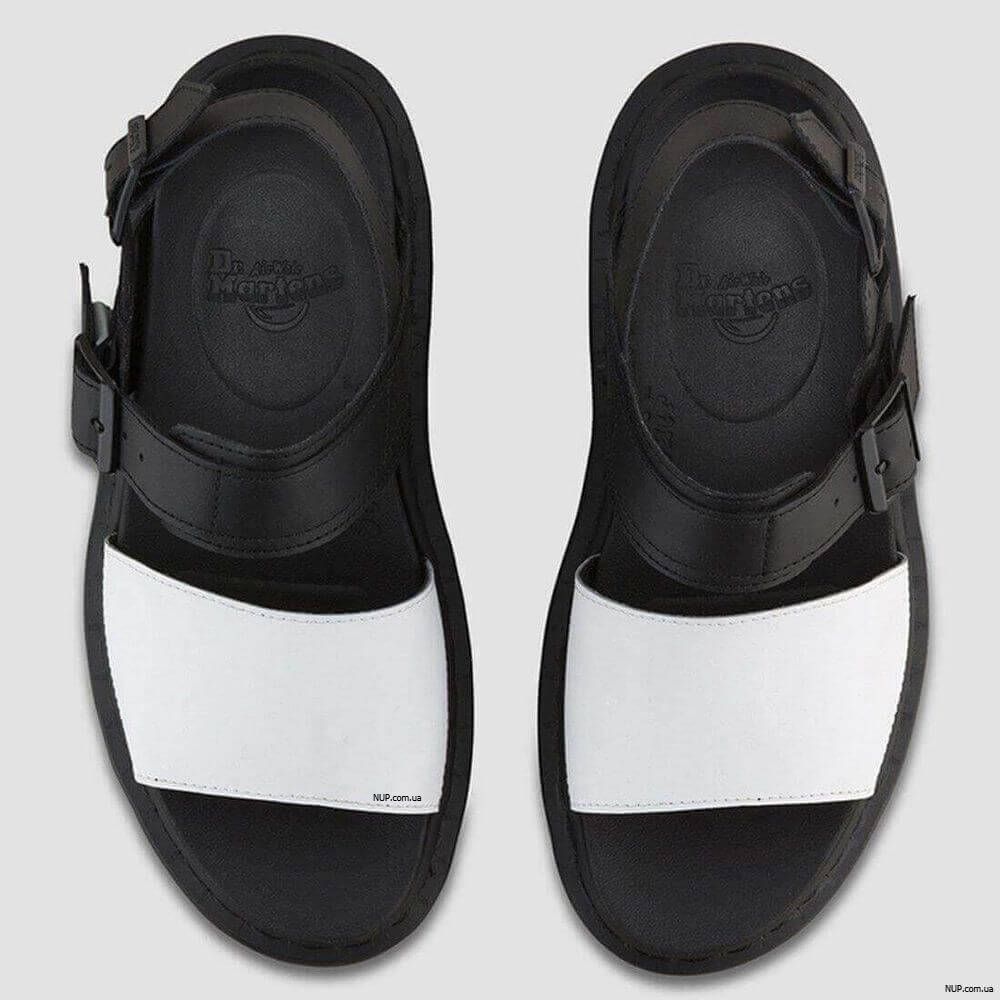 Сандалии Dr. Martens Voss Black White Hydro Leather 24628009 Сандалии Dr. Martens Voss Black White Hydro Leather 24628009