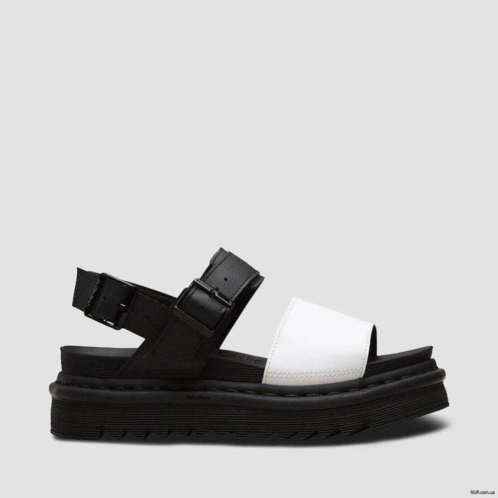 Сандалии Dr. Martens Voss Black White Hydro Leather 24628009 Сандалии Dr. Martens Voss Black White Hydro Leather 24628009