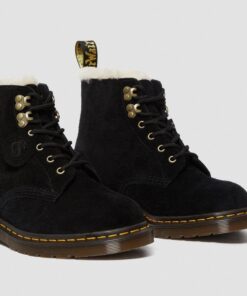 Dr. Martens 101 Shearling Black Desert Oasis Suede 26062001 2