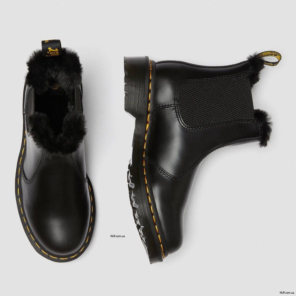 Челси Dr. Martens 2976 Leonore Faux Fur Dark Grey Atlas 26332021 Челси Dr. Martens 2976 Leonore Faux Fur Dark Grey Atlas 26332021