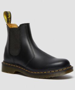 Dr. Martens 2976 Yellow Stitch Black Smooth 22227001 0