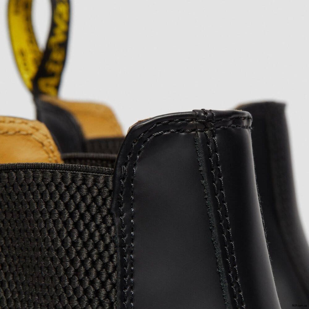 Челси Dr. Martens 2976 Yellow Stitch Black Smooth 22227001 Челси Dr. Martens 2976 Yellow Stitch Black Smooth 22227001