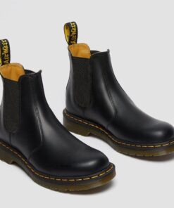 Dr. Martens 2976 Yellow Stitch Black Smooth 22227001 3