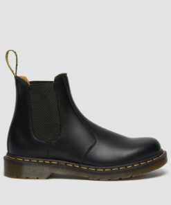 Dr. Martens 2976 Yellow Stitch Black Smooth 22227001 5