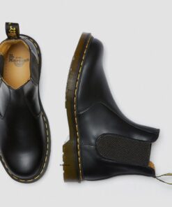 Dr. Martens 2976 Yellow Stitch Black Smooth 22227001 8