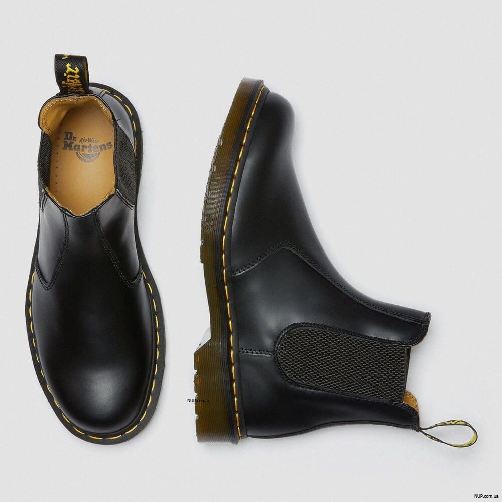 Челси Dr. Martens 2976 Yellow Stitch Black Smooth 22227001 Челси Dr. Martens 2976 Yellow Stitch Black Smooth 22227001