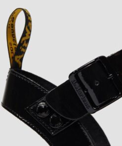 Сандалии Dr. Martens Gryphon Gladiator Black Patent Lamper 25515001