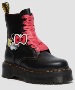 Ботинки Dr. Martens Hello Kitty Friends Jadon Black Polished Smooth 26839001